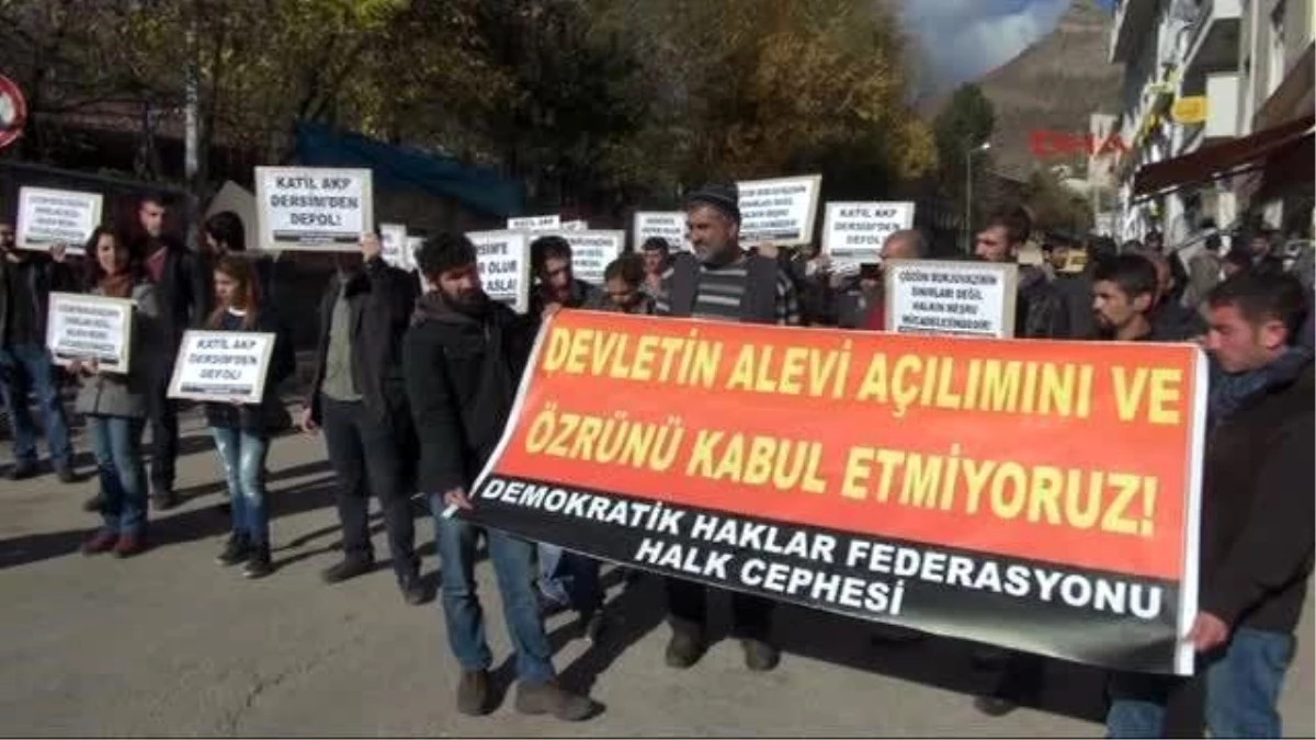 Tunceli\'de Başbakan Davutoğlu\'nu Protesto Eden Göstericilere Müdahele -1
