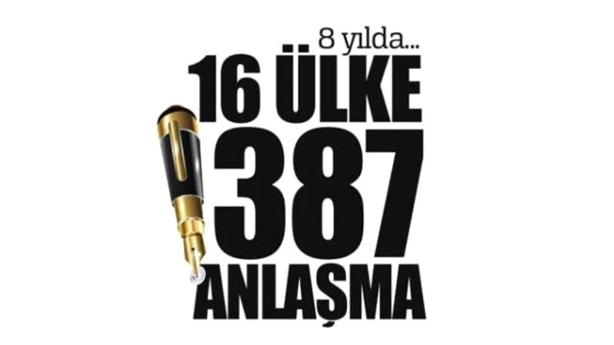 8 Yılda 16 Ülke 387 Anlaşma!