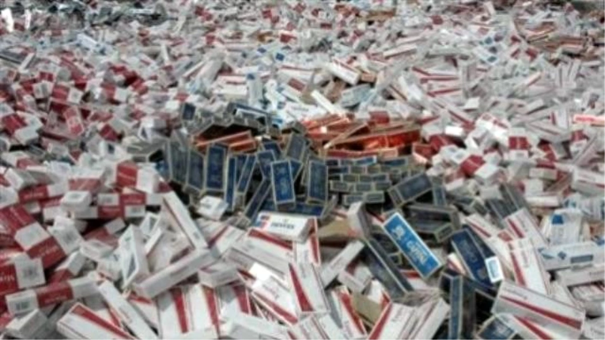 Erzincan\'da 61 Bin Paket Kaçak Sigara Ele Geçirildi