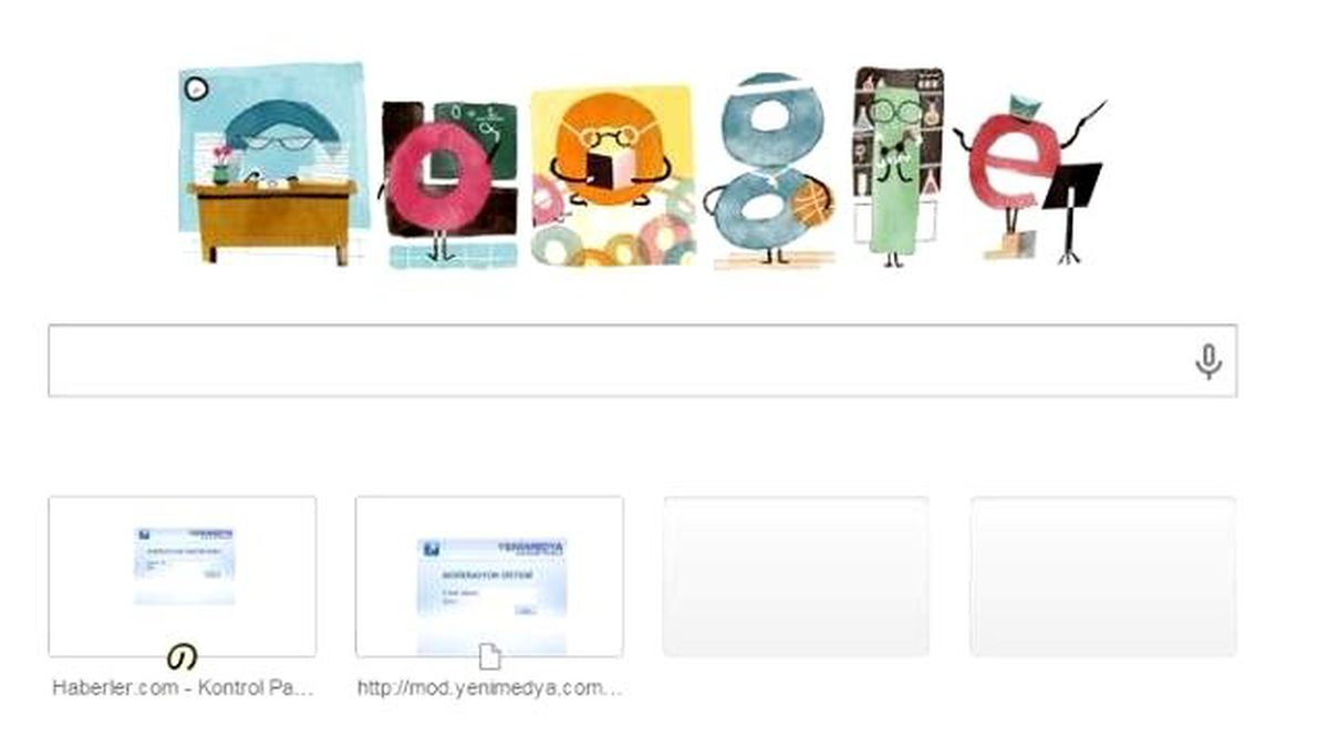 Google\'dan Öğretmenler Günü\'ne Özel Logo