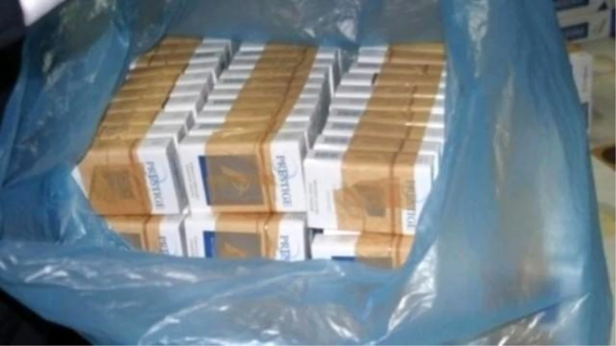 Erzurum\'da 9 Bin 720 Paket Kaçak Sigara Ele Geçirildi