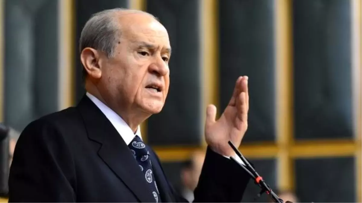 Bahçeli: Davutoğlu İsmini Ahmet Rıza Olarak Yenileyebilir