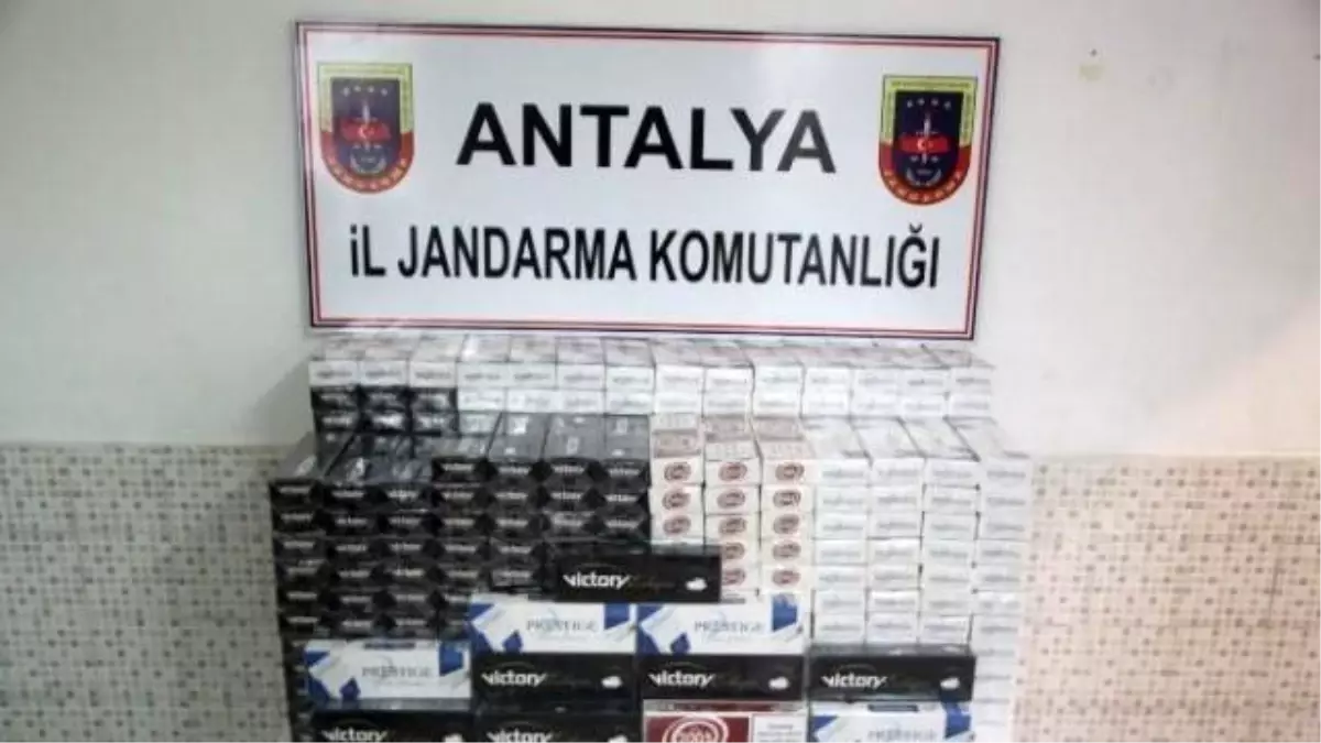 Jandarma\'dan Kaçak Sigara Operasyonu