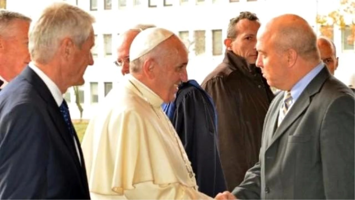 Papa Francesco Strazburg\'da Avrupa Kuruluşlarını Ziyaret Etti