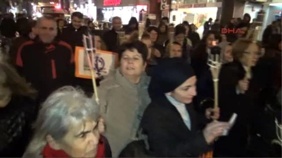 Zonguldak\'ta \'Kadına Şiddete Hayır\' Yürüyüşü
