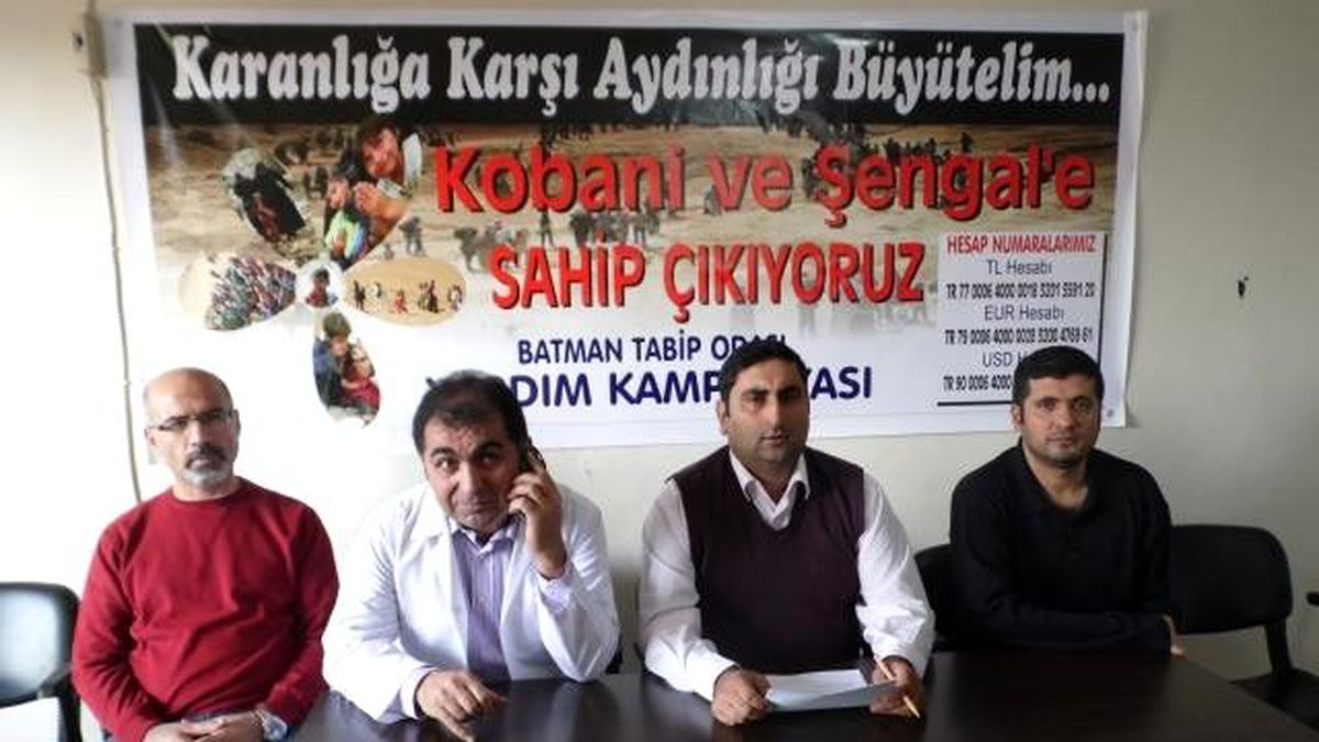 Batman Tabip Odası Yardım Hesabı Oluşturdu