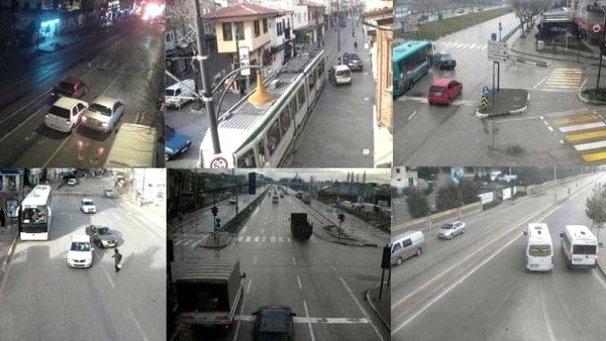 Erzurum\'da Trafik Kazaları Mobese Kameralarına Yansıdı