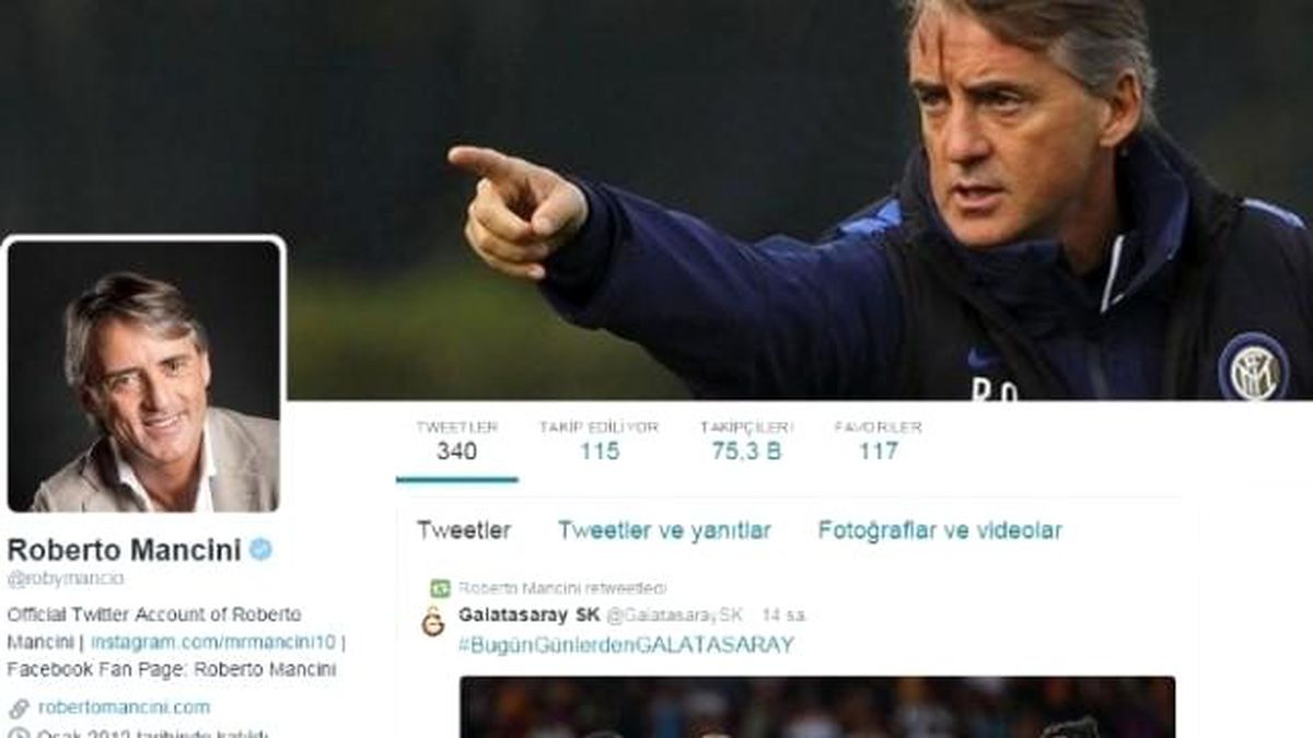 Mancini\'den, Galatasaray Jesti