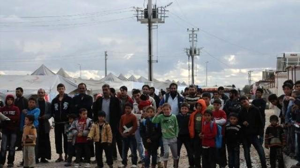Süleymanşah Çadır Kentinde Yangın Söndürme Tatbikatı