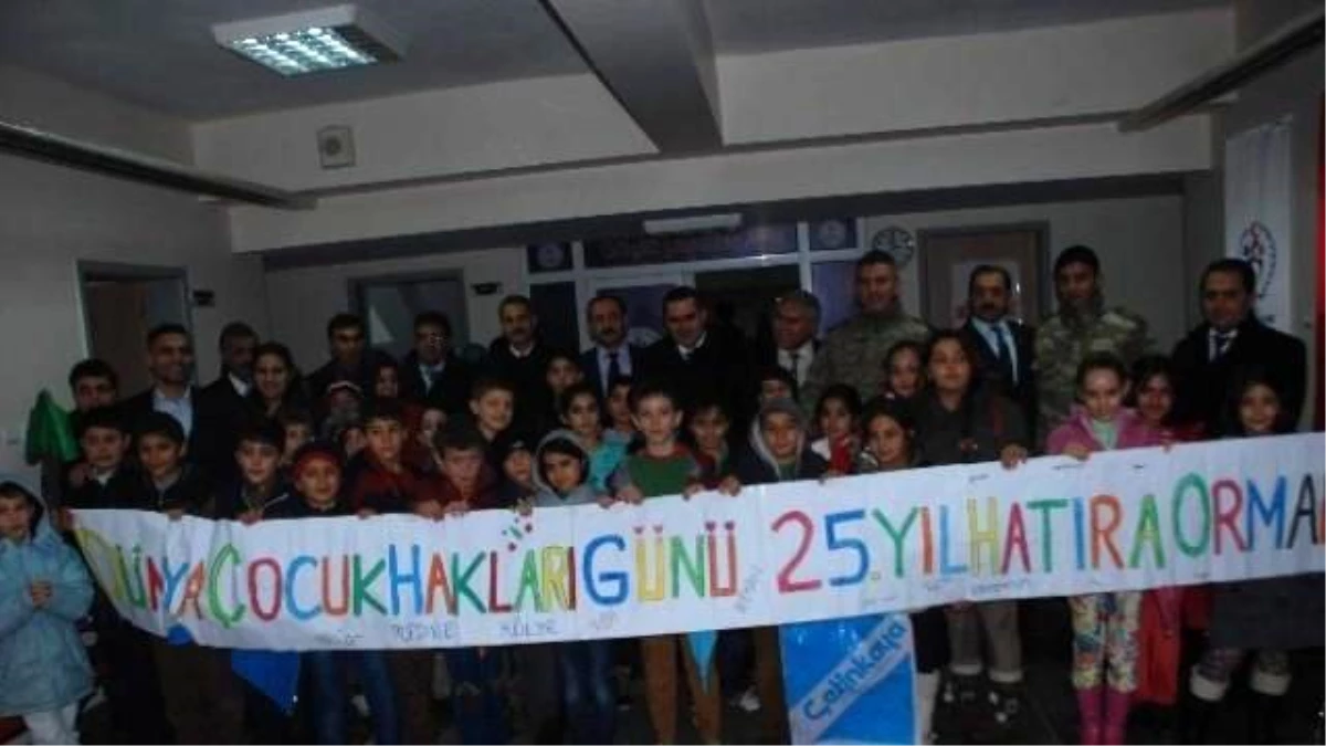 Dünya Çocuk Hakları Günü 25. Yıl Hatıra Ormanı Etkinliği Düzenlendi