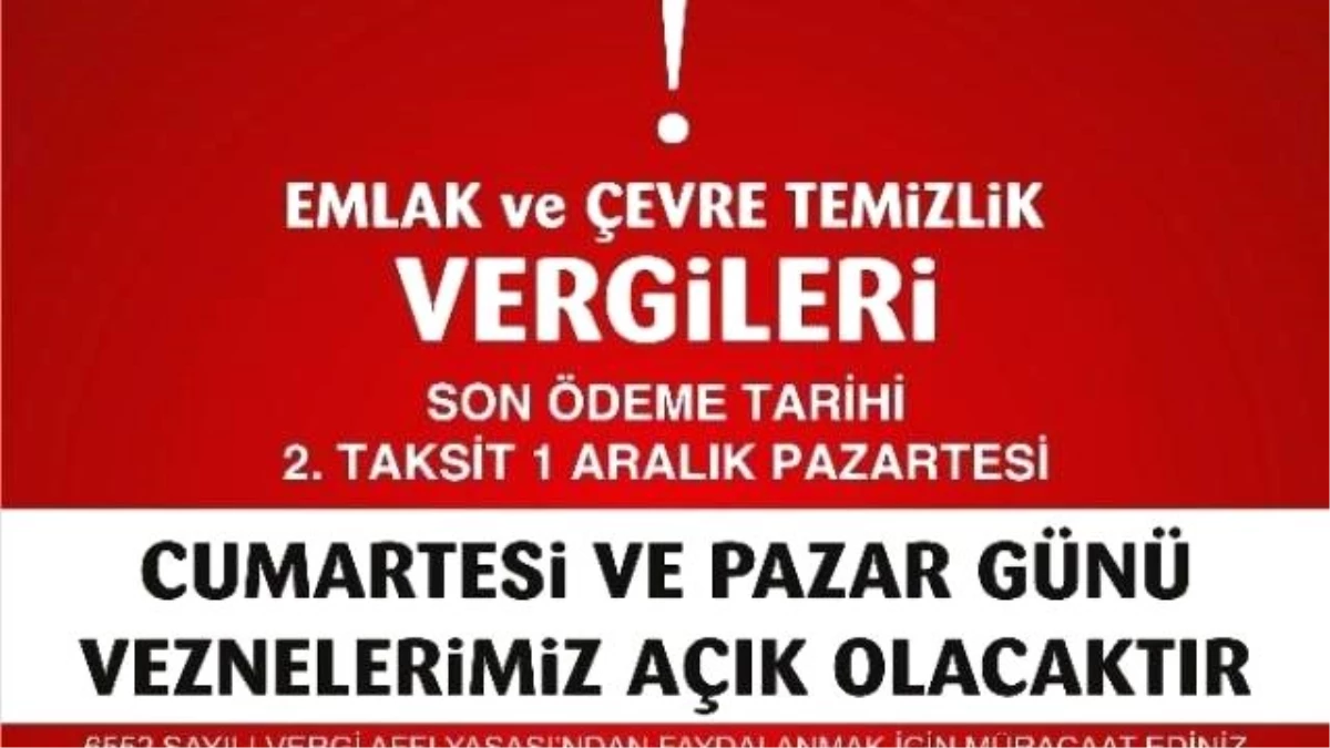 Kartepe\'de Vezneler Hafta Sonu da Açık