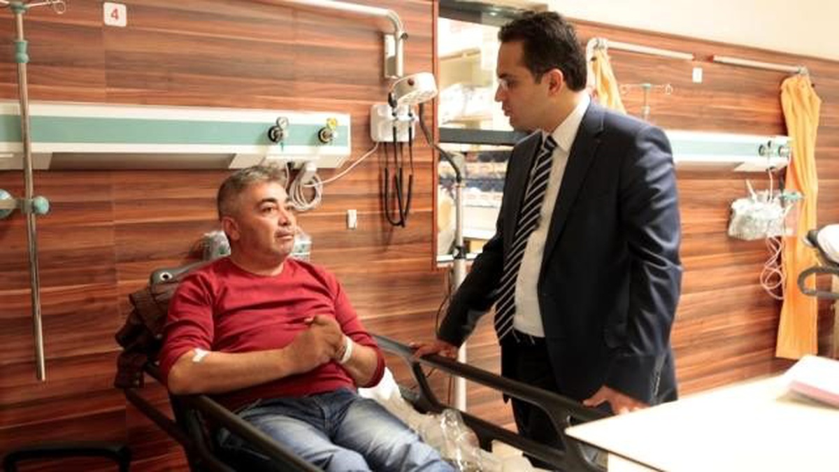 Kimyasal Atığa Maruz Kalan İşçilere Başkan Desteği