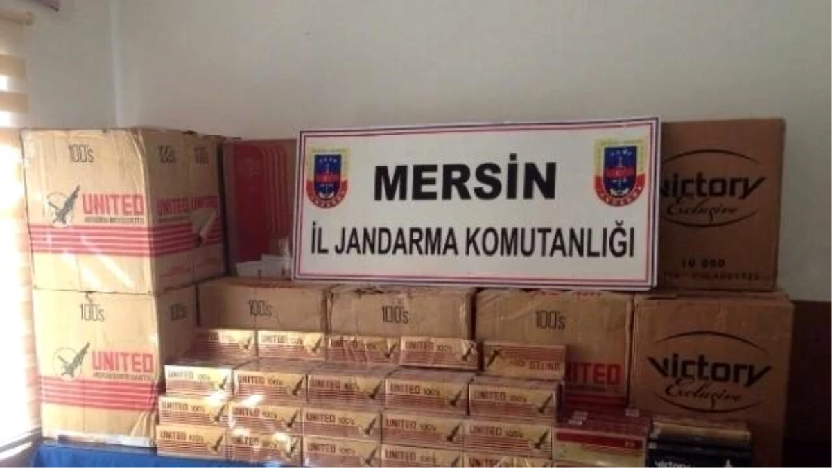 Mersin\'de Kaçak Sigara Operasyonu