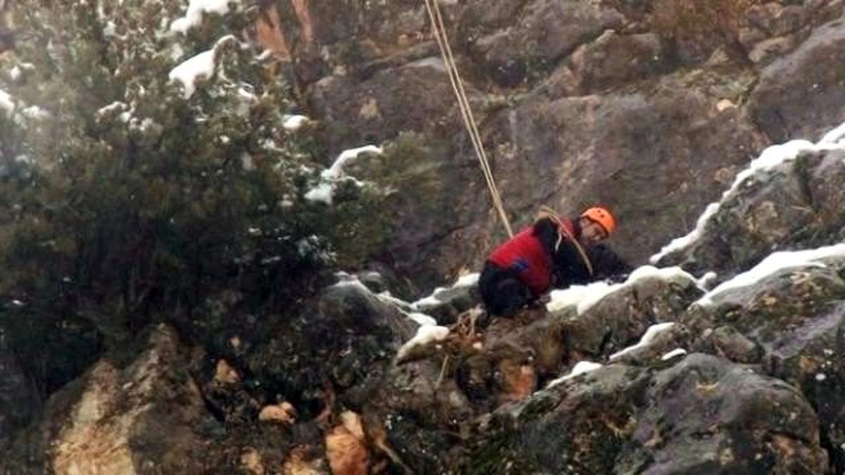 Dağda Keçi Kurtarma Operasyonu