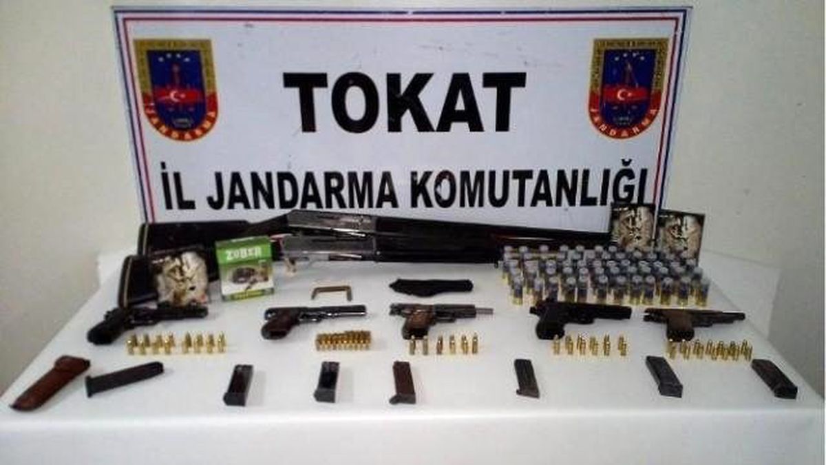 Tokat\'ta Kaçak Silah Operasyonu