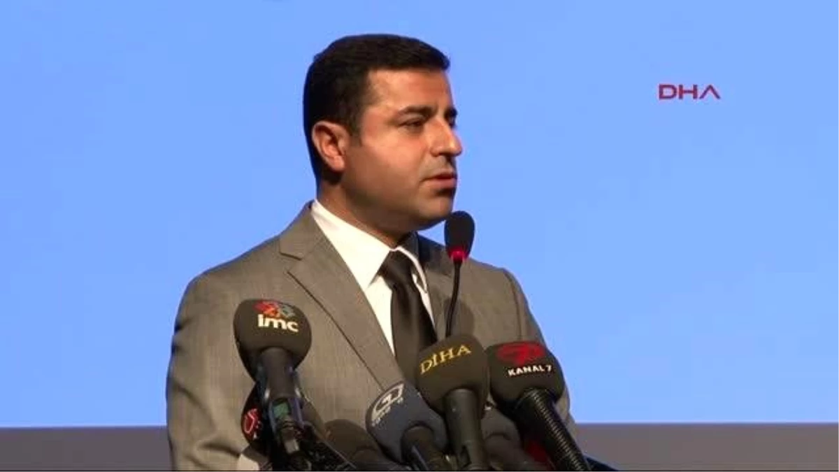 Demirtaş: Hem Başbakan Hem Mhp, Dersim\'de Provokasyon Yaratmak İstemişlerdir