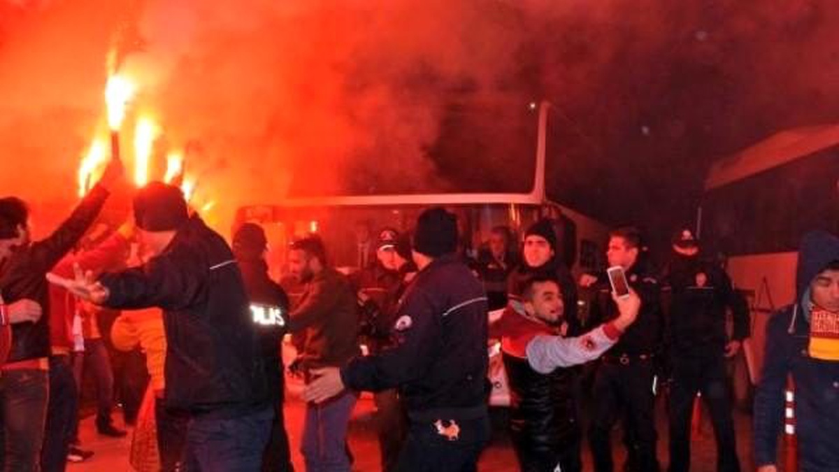 Galatasaray Kafilesi Gaziantep\'te