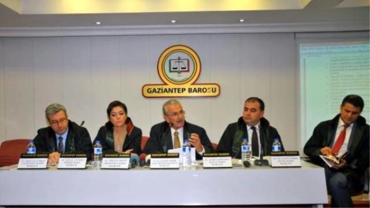 Gaziantep\'te Avukatlık Kanun Taslağı Çalıştayı