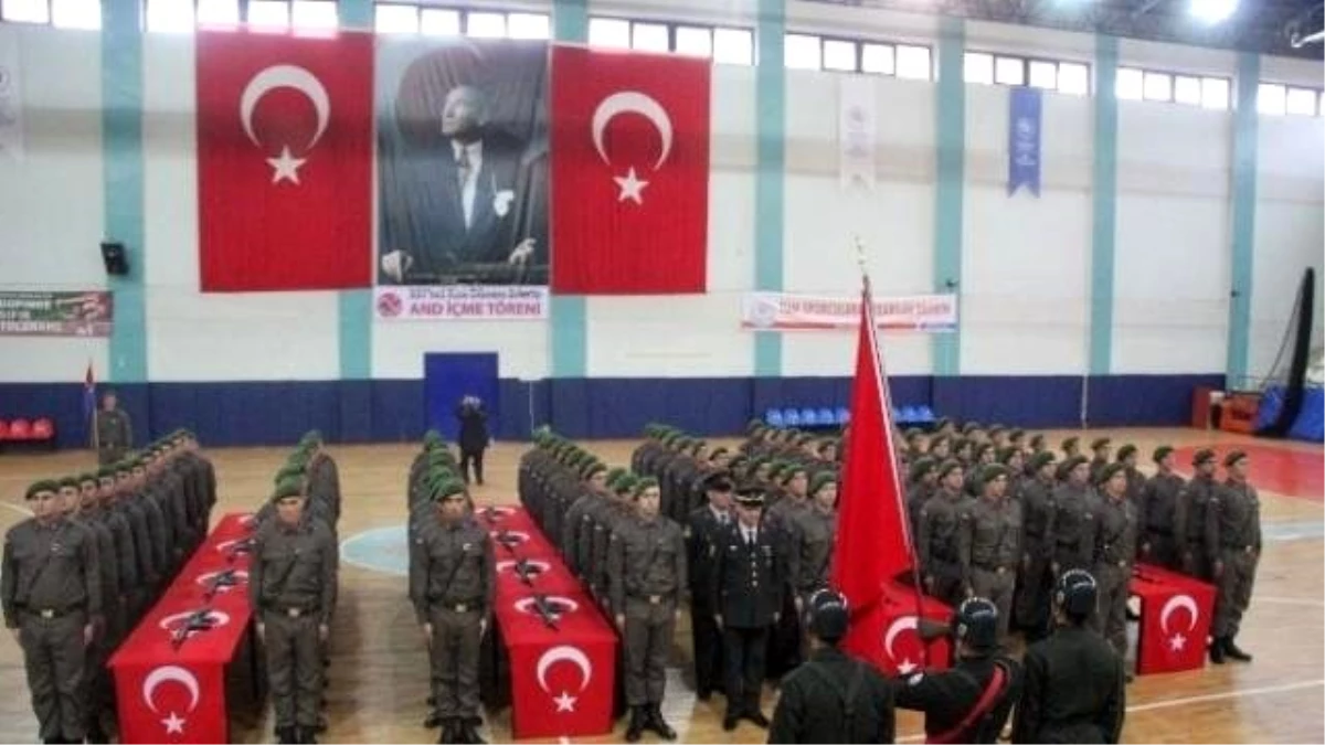 Sinop\'ta Kısa Dönem Jandarma Erler Yemin Etti