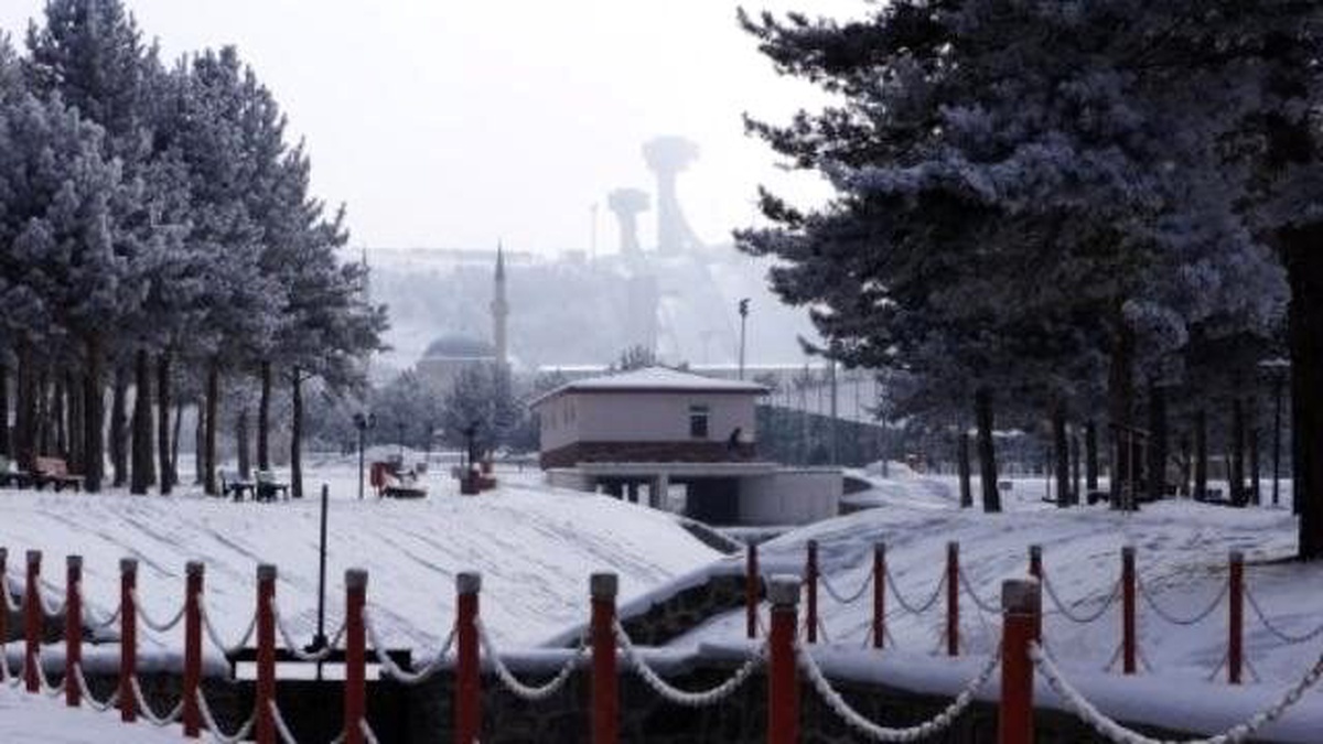 Sis ve Kırağı, Erzurum\'da Kartpostallık Görüntüler Oluşturdu