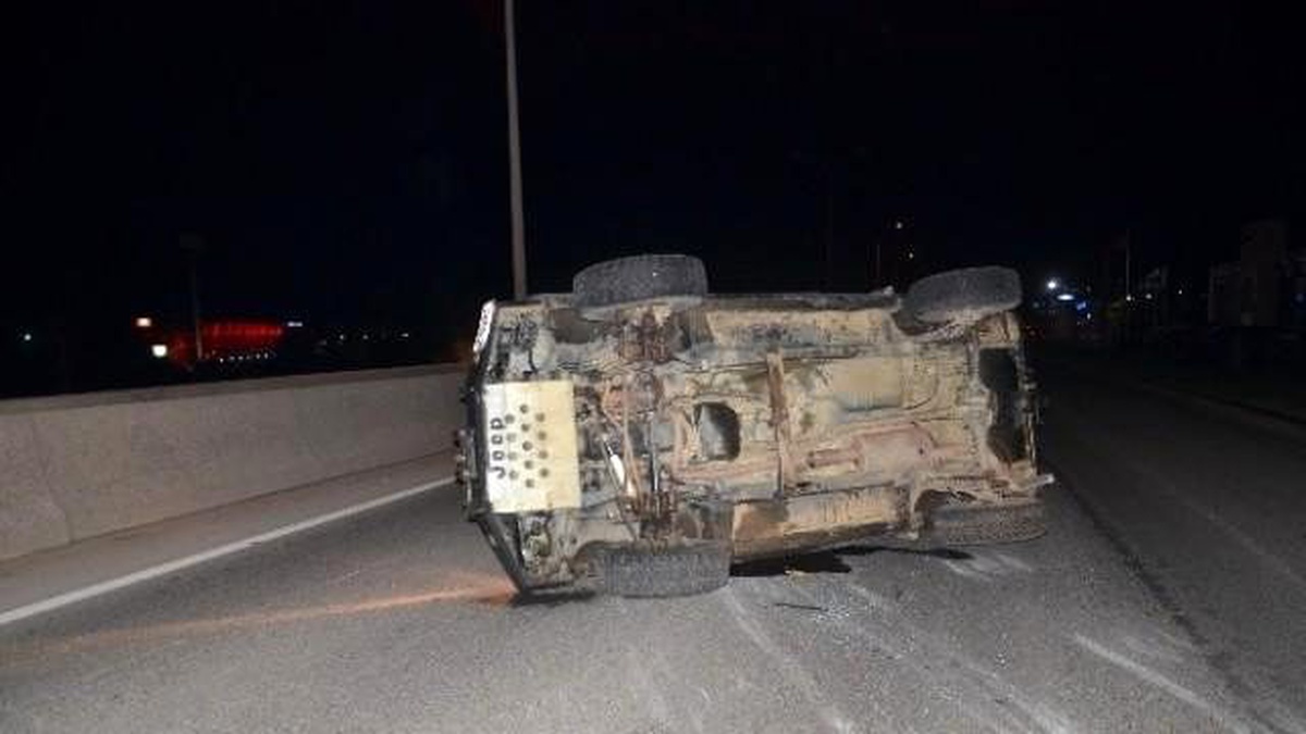 Tekirdağ\'da Yürekleri Ağıza Getiren Kaza