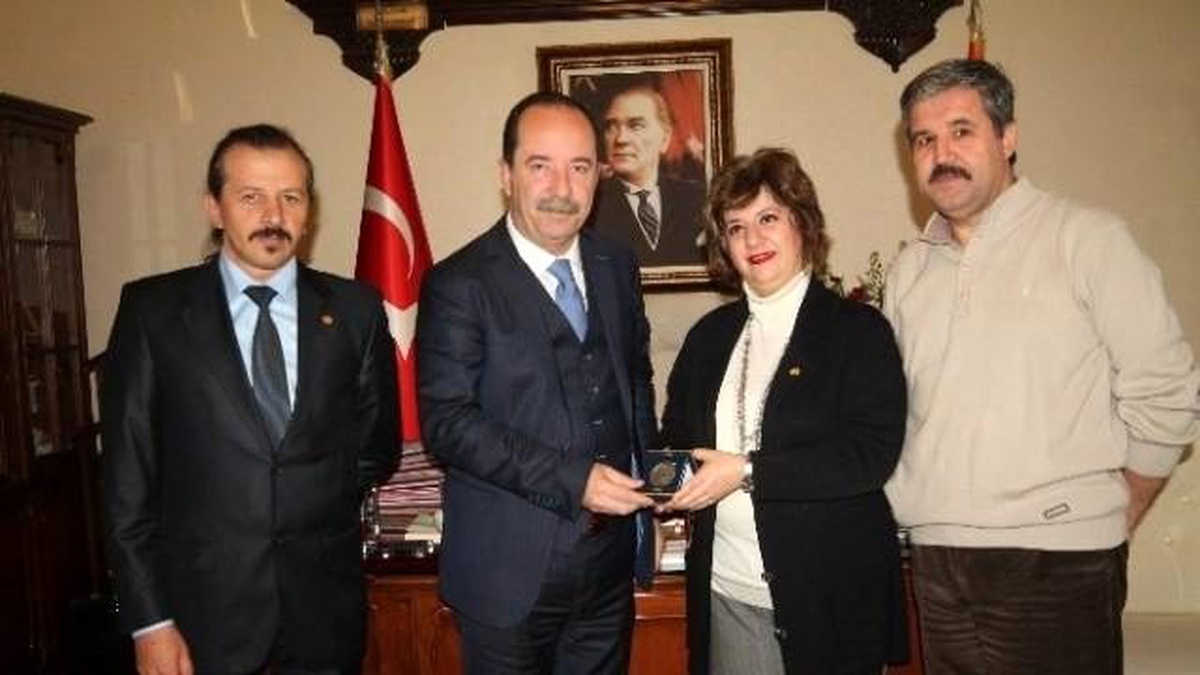 Türk Hava Kurumu\'ndan Başkan Gürkan\'a Ziyaret
