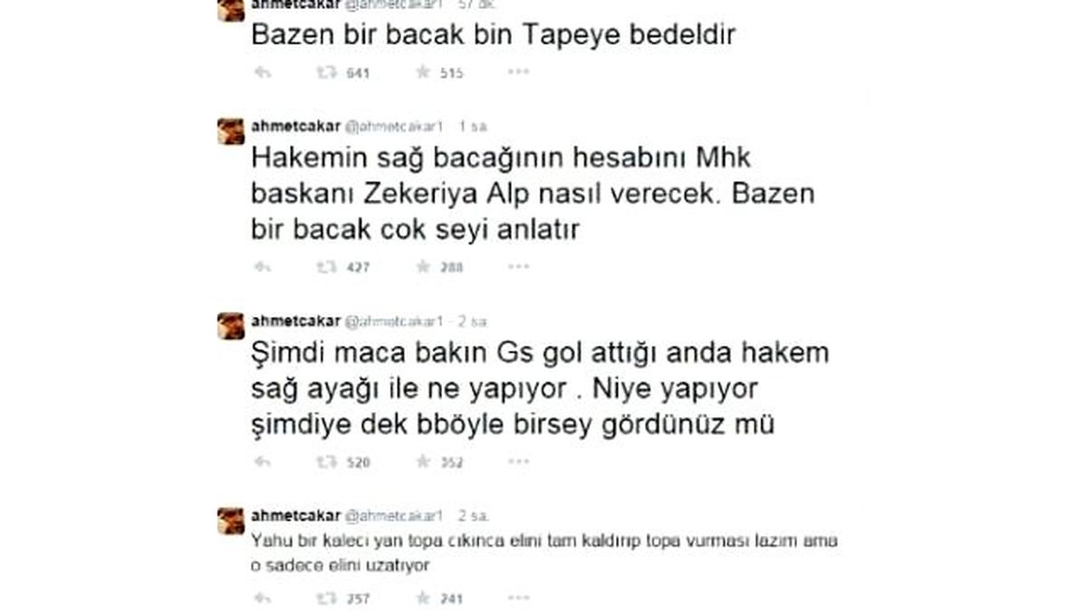 Ahmet Çakar\'dan Şok Açıklamalar