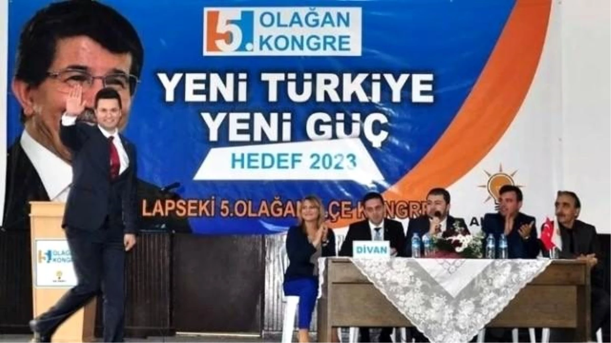 AK Parti Lapseki İlçe Kongresinde Halil Özer, Başkan Seçildi