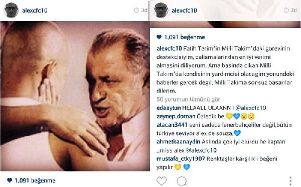 Alex de Souza\'dan İddialara Yanıt