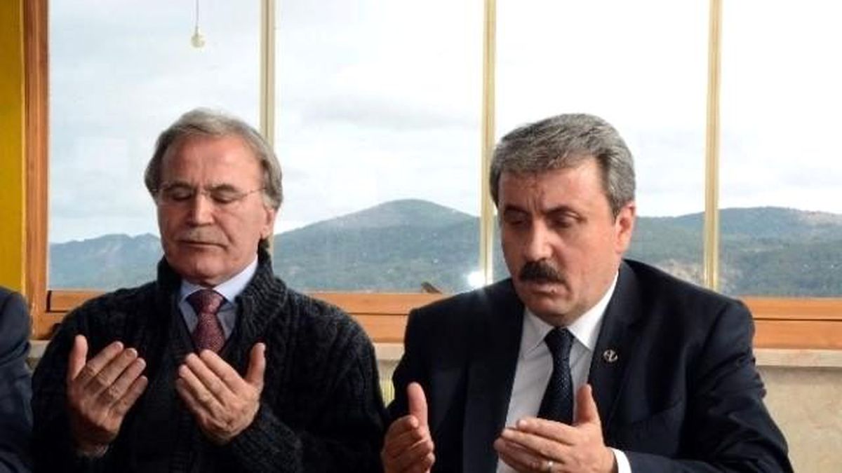 BBP Genel Başkanı Destici, Şahin\'e Taziye Ziyaretinde Bulundu