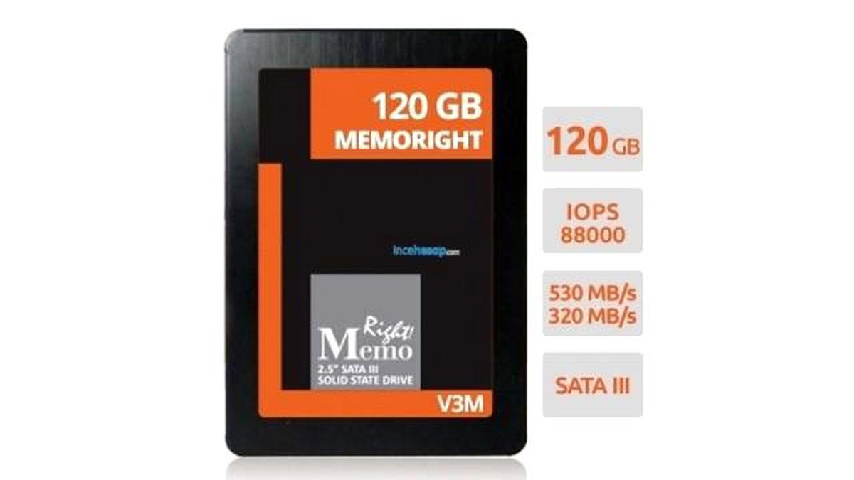 Memoright 120 Gb V3m Sata3 Senkr Ssd (530/320)