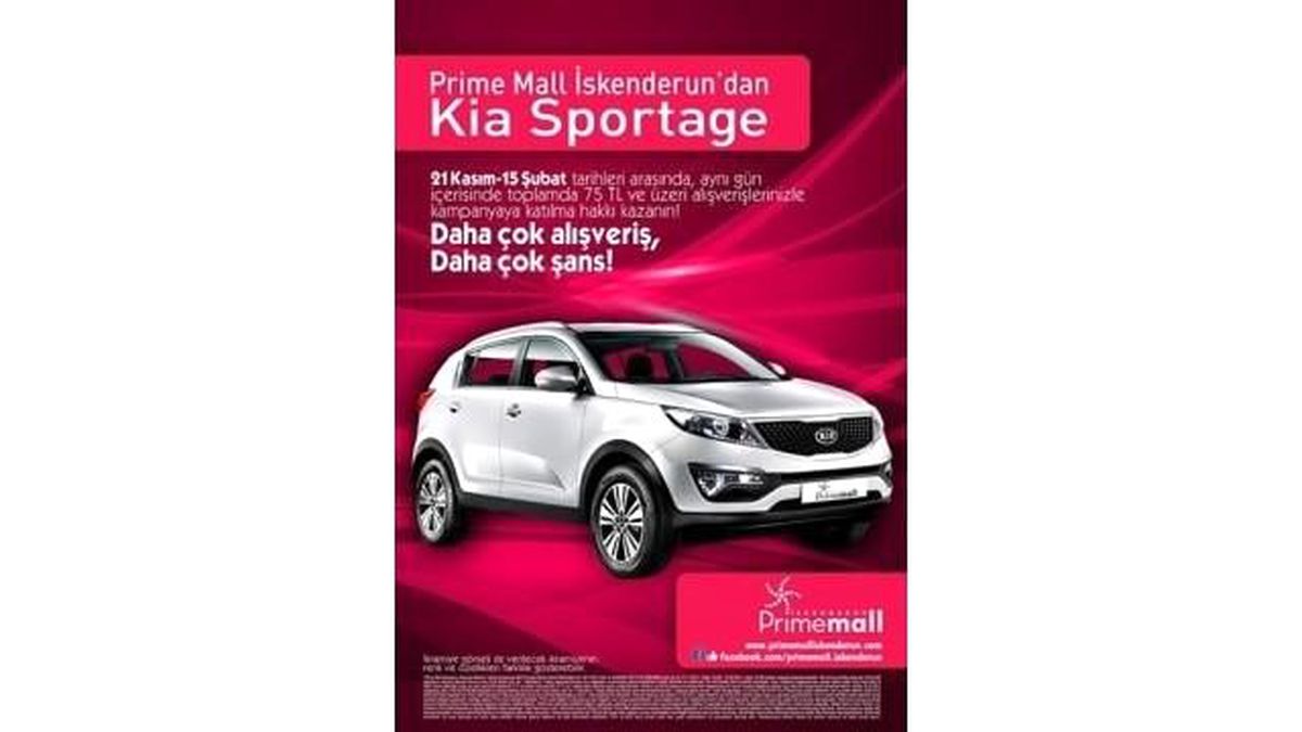 Prime Mall İskenderun\'dan Araç Fırsatı