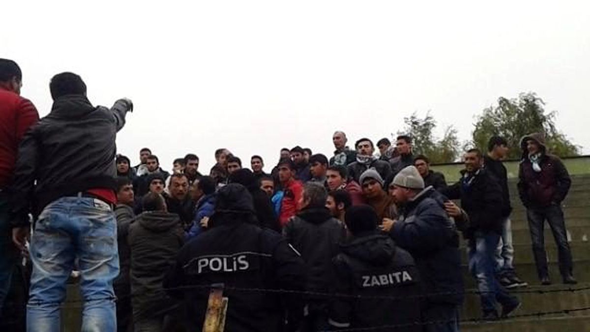 Amatör Küme Maçında Polise Saldırı