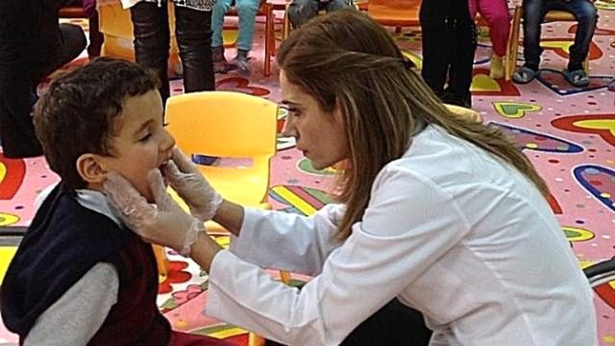 Anaokulu Miniklerine Diş Taraması Yapıldı