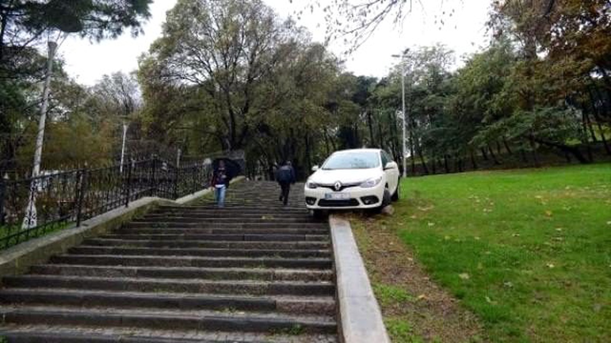 Bu Otomobil Bu Parka Nasıl Girdi ?