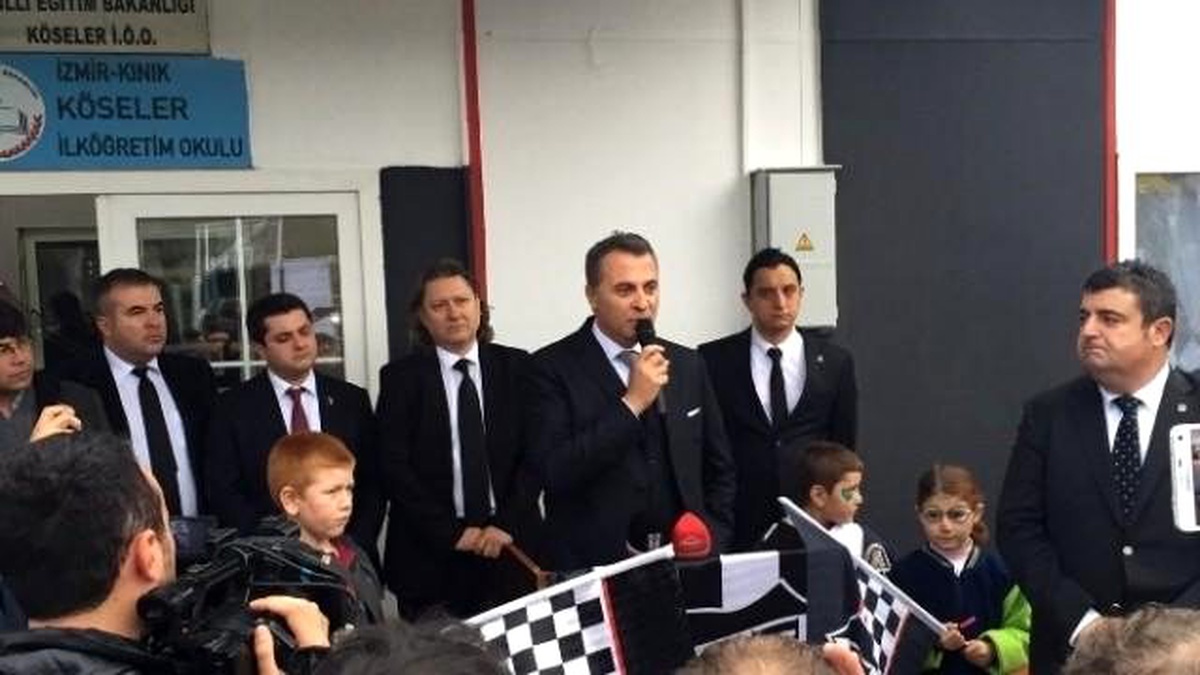 İzmirli Beşiktaşlılar Kınık\'ta Okul Onardı