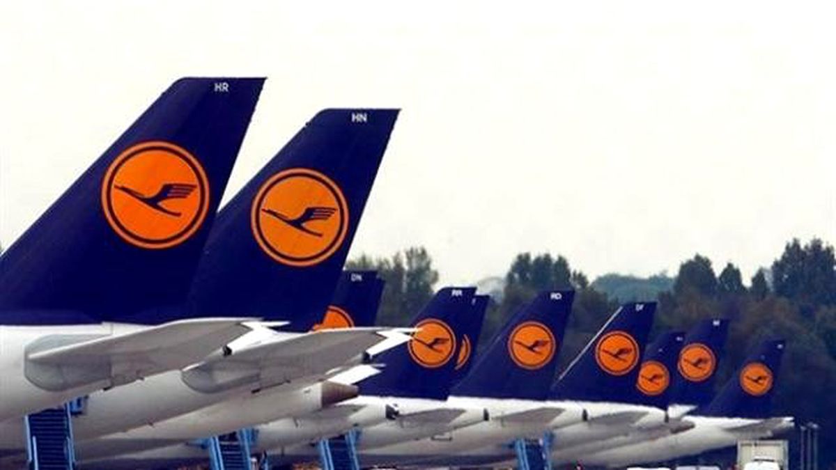 Alman Havayolu Şirketi Lufthansa Pilotları Greve Gitti