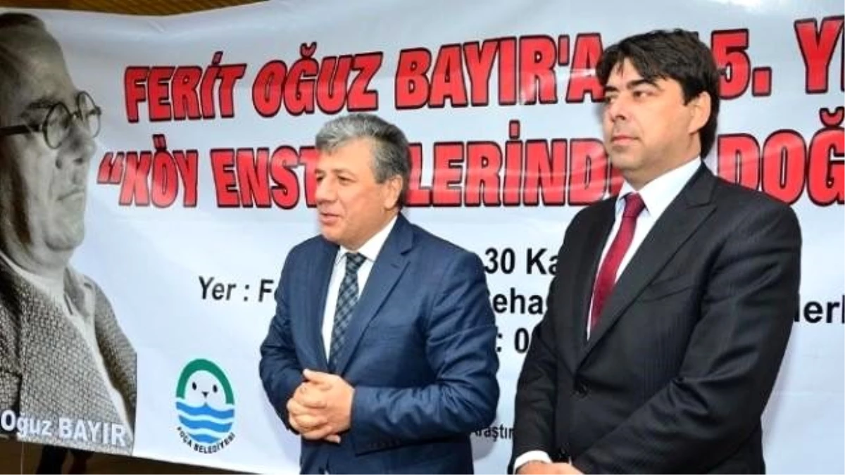 Foça\'da "Köy Enstitülerinden Doğan Edebiyat" Konuşuldu