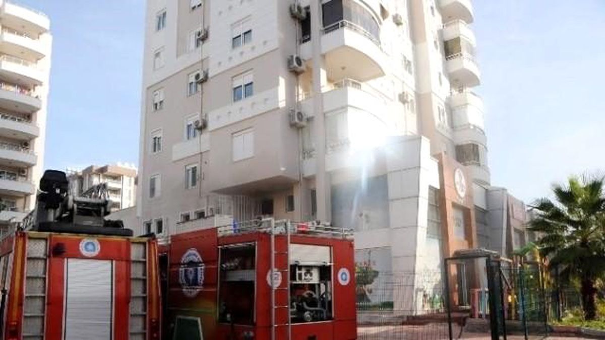 Kreşte Korkutan Yangın