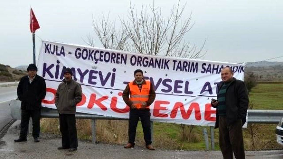 Manisa\'da Çöp Tesisine "Hayır" Eylemi