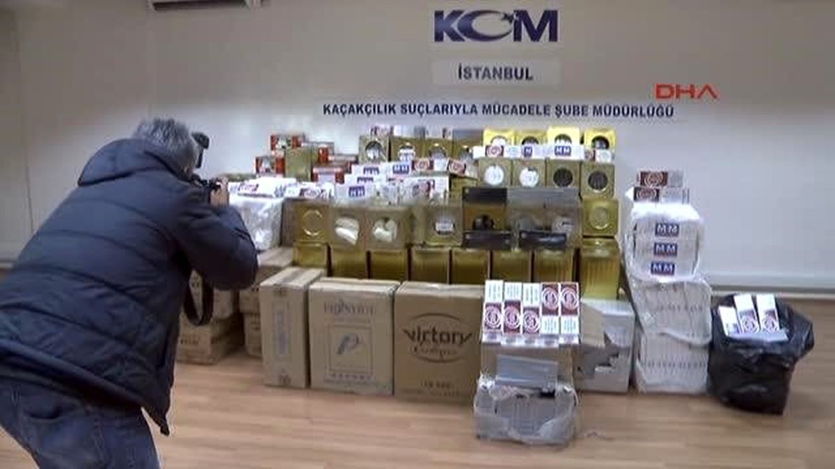 Peynir Tenekelerinden Kaçak Sigara Çıktı