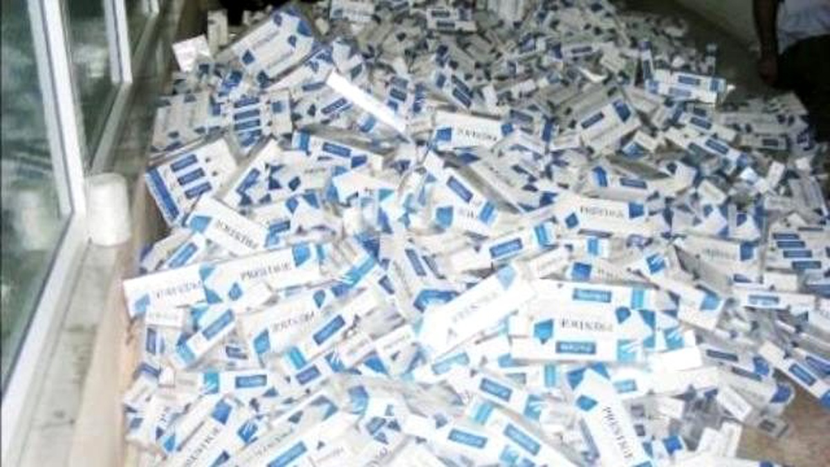 Aksu\'da 13 Bin 680 Paket Gümrük Kaçağı Sigara Ele Gçirildi