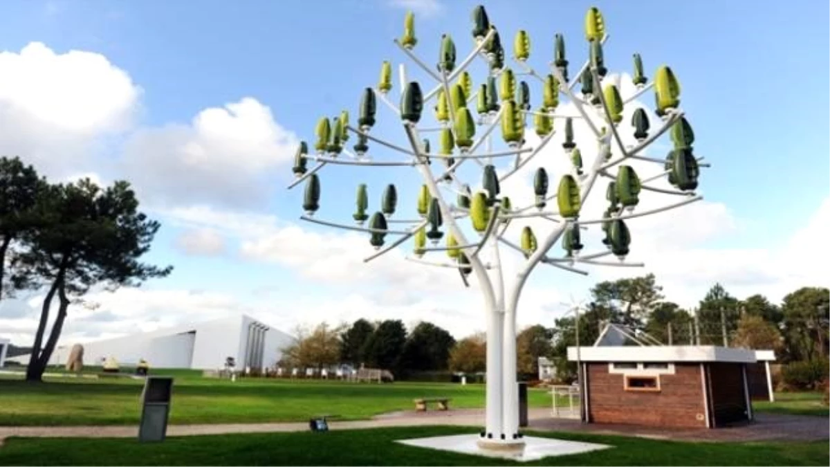 Bu Ağaç Rüzgar Enerjisini Elektriğe Dönüştürüyor