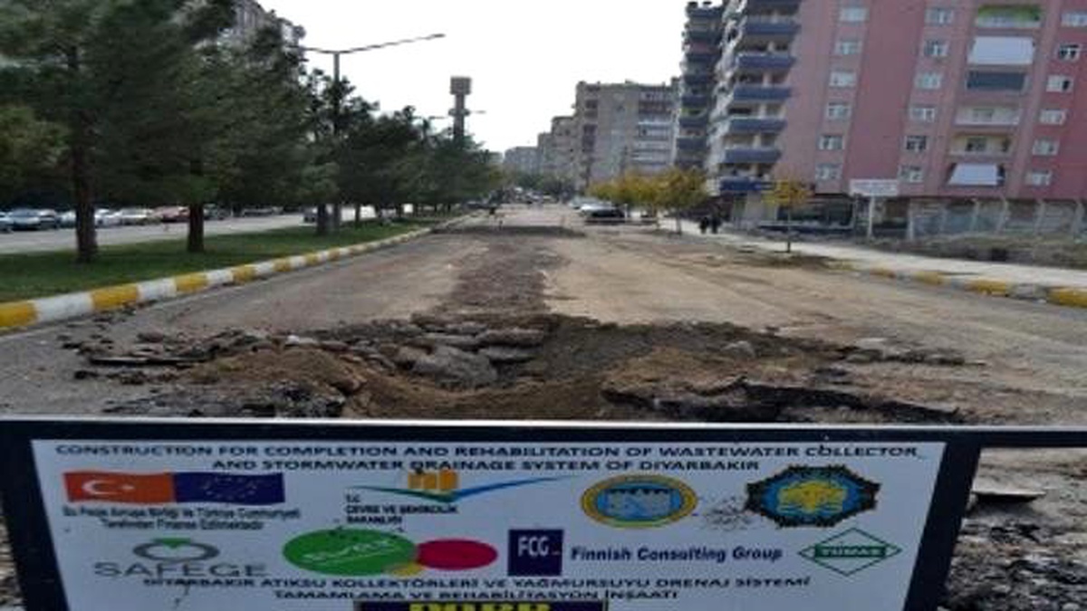 Diyarbakır\'da Atık Su Hattı AB Destekli Projeyle Yenileniyor