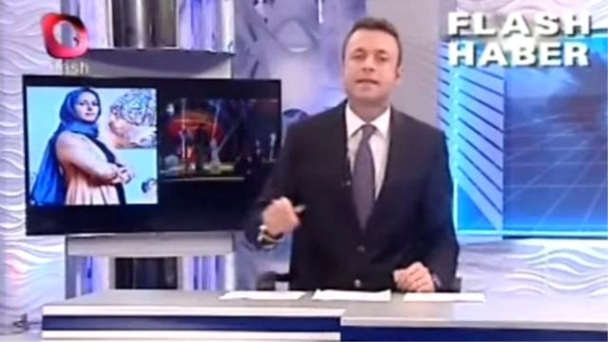 Flash TV\'nin Haber Sunucusu Canlı Yayından Niran Ünsal\'ı Bombaladı