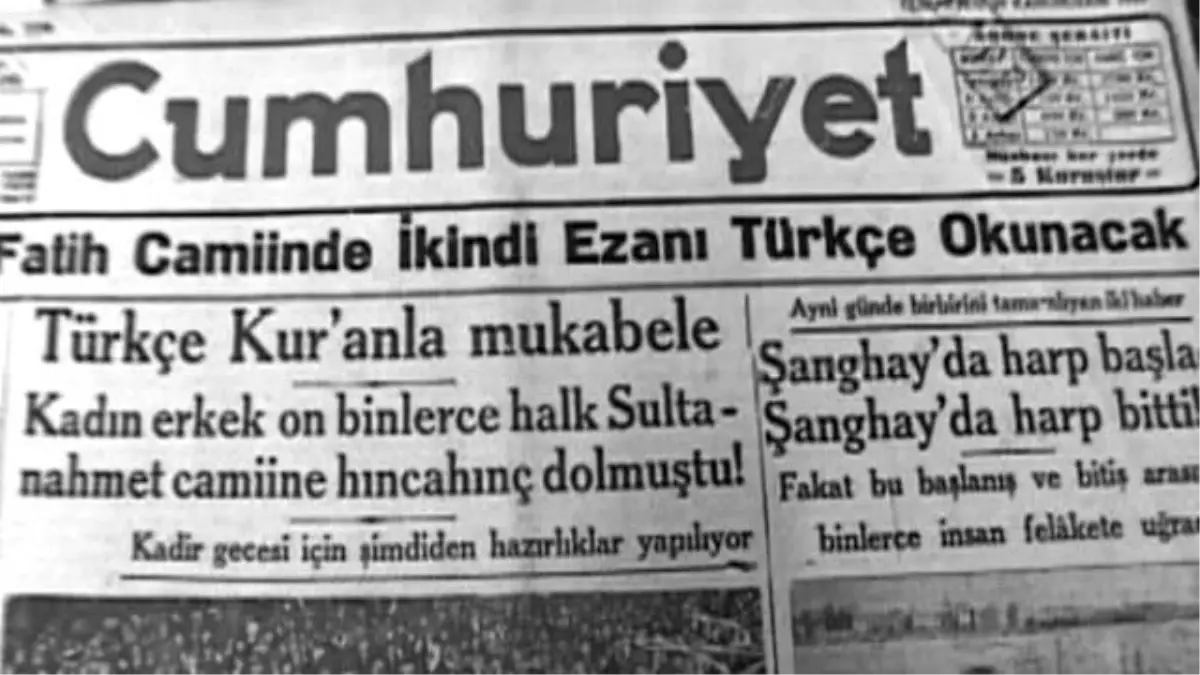 Müslümanlar 18 Yıl Ezan Diye Bunu Dinledi!