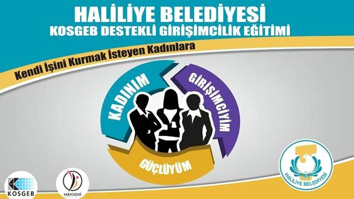 Haliliye\'de Kadınlara Özel "Girişimcilik" Kursu