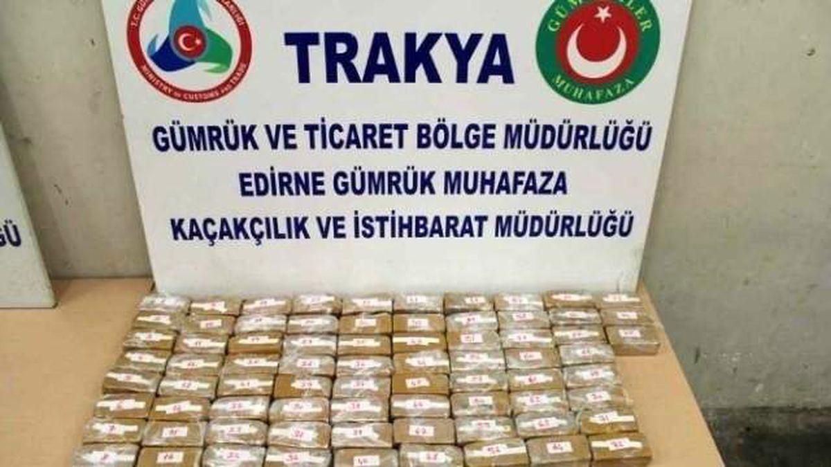 Kapıkule\'de 38 Kilo 544 Gram Eroin Ele Geçirildi