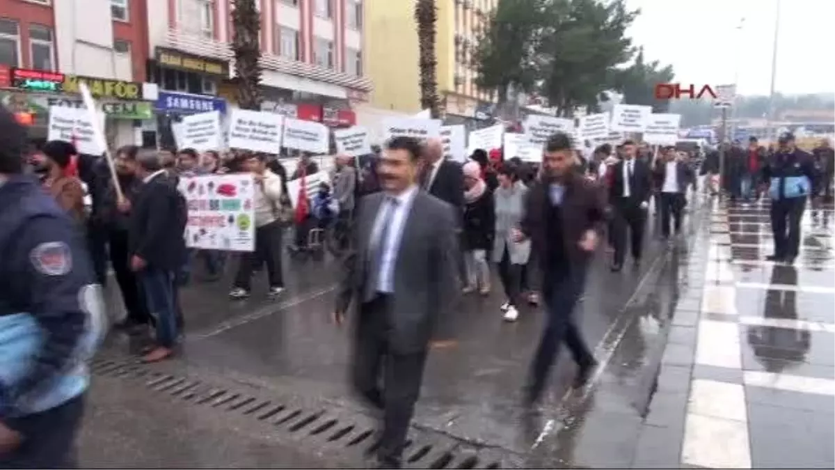 Şanlıurfa?da Engelliler Yürüyüş Düzenledi