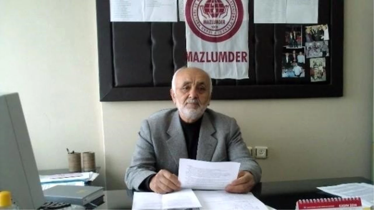 Mazlumder Kayseri Şube Başkanı Ahmet Taş Açıklaması